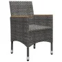 Juego de comedor de jardín de 5 piezas gris de , Conjuntos de jardín - Ref: Foro24-3068748, Precio: 357,08 €, Descuento: %