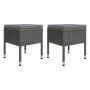 Juego de comedor de jardín de 5 piezas gris de , Conjuntos de jardín - Ref: Foro24-3068748, Precio: 357,08 €, Descuento: %
