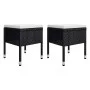 Juego de comedor de jardín de 5 piezas negro de , Conjuntos de jardín - Ref: Foro24-3068743, Precio: 344,81 €, Descuento: %