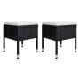 Schwarze 5-teilige Garten-Essgruppe von , Gartensets - Ref: Foro24-3068743, Preis: 351,21 €, Rabatt: %