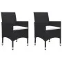 Juego de comedor de jardín de 5 piezas negro de , Conjuntos de jardín - Ref: Foro24-3068743, Precio: 344,81 €, Descuento: %