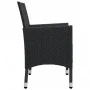Juego de comedor de jardín de 5 piezas negro de , Conjuntos de jardín - Ref: Foro24-3068743, Precio: 344,81 €, Descuento: %