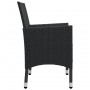 Schwarze 5-teilige Garten-Essgruppe von , Gartensets - Ref: Foro24-3068743, Preis: 351,21 €, Rabatt: %
