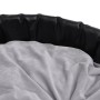 Hundebett aus Plüsch und Kunstleder, schwarzgrau, 79 x 70 x 19 cm von , Betten für Hunde - Ref: Foro24-171254, Preis: 57,87 €...