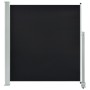 Retractable side awning for patio 140x300 cm in black. by vidaXL, Umbrellas - Ref: Foro24-45190, Price: 58,71 €, Discount: %