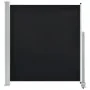 Retractable side awning for patio 140x300 cm in black. by vidaXL, Umbrellas - Ref: Foro24-45190, Price: 58,15 €, Discount: %