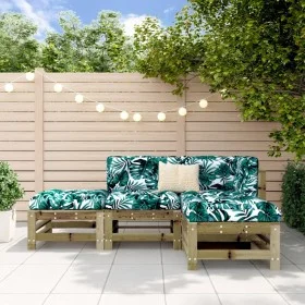 Garden furniture set 4 pieces impregnated pine wood by , Garden sets - Ref: Foro24-3186507, Price: 226,56 €, Discount: %