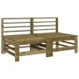 Garden furniture set 4 pieces impregnated pine wood by , Garden sets - Ref: Foro24-3186507, Price: 226,56 €, Discount: %