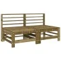 Garden furniture set 7 pieces impregnated pine wood by , Garden sets - Ref: Foro24-3186402, Price: 394,00 €, Discount: %