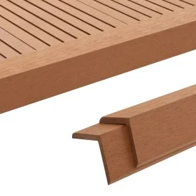 Angle moldings 5 pcs WPC light brown 170 cm by vidaXL, Floors and carpets - Ref: Foro24-45018, Price: 57,04 €, Discount: %