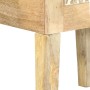 Mesita de noche pintada a mano madera maciza mango 40x30x60 cm de vidaXL, Mesitas de noche - Ref: Foro24-286161, Precio: 118,...
