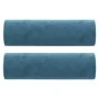 3-Sitzer-Sofa mit blauen Samtkissen 180 cm von , Sofas - Ref: Foro24-3200900, Preis: 327,72 €, Rabatt: %