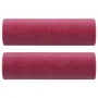 2-seater sofa with red velvet cushions 140 cm by , Sofas - Ref: Foro24-3200885, Price: 240,41 €, Discount: %