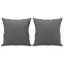 2-seater sofa with dark gray fabric cushions 120 cm by , Sofas - Ref: Foro24-3200902, Price: 238,30 €, Discount: %