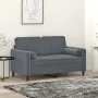 2-seater sofa with dark gray velvet cushions 120 cm by , Sofas - Ref: Foro24-3200872, Price: 219,95 €, Discount: %