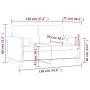 2-seater sofa with dark gray velvet cushions 120 cm by , Sofas - Ref: Foro24-3200872, Price: 219,95 €, Discount: %