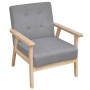 2-piece sofa set light gray fabric by , Sofas - Ref: Foro24-275177, Price: 455,69 €, Discount: %