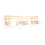 2-Sitzer-Gartensofa aus Naturholzpaletten von , Gartenbänke - Ref: Foro24-277482, Preis: 179,50 €, Rabatt: %