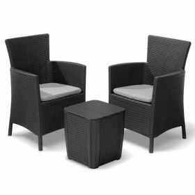 Keter Garden Essgruppe 3-teilig Iowa Graphit 223929 von , Gartensets - Ref: Foro24-408935, Preis: 196,27 €, Rabatt: %