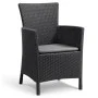 Keter Garden dining set 3 pieces Iowa graphite 223929 by , Garden sets - Ref: Foro24-408935, Price: 212,03 €, Discount: %