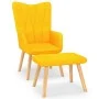 Yellow fabric stool relaxation chair by , Armchairs - Ref: Foro24-327541, Price: 114,74 €, Discount: %