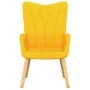 Yellow fabric stool relaxation chair by , Armchairs - Ref: Foro24-327541, Price: 114,74 €, Discount: %