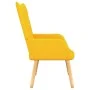 Yellow fabric stool relaxation chair by , Armchairs - Ref: Foro24-327541, Price: 114,74 €, Discount: %