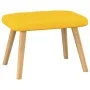 Yellow fabric stool relaxation chair by , Armchairs - Ref: Foro24-327541, Price: 114,74 €, Discount: %