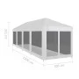 Celebration tent with 10 mesh walls 12x3 m by vidaXL, Tents and gazebos - Ref: Foro24-45112, Price: 199,29 €, Discount: %