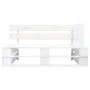 2-seater pallet sofa with white impregnated pine wood cushions by , Garden sets - Ref: Foro24-3066643, Price: 245,15 €, Disco...