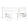 2-seater pallet sofa with white impregnated pine wood cushions by , Garden sets - Ref: Foro24-3066643, Price: 245,15 €, Disco...