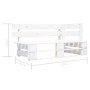 2-Sitzer-Palettensofa mit weiß imprägnierten Kiefernholzkissen von , Gartensets - Ref: Foro24-3066643, Preis: 263,51 €, Rabat...