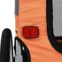 Orange und grauer Fahrradanhänger für Haustiere von vidaXL, Kinderwagen für Haustiere - Ref: Foro24-91764, Preis: 174,85 €, R...