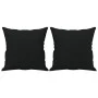 2-seater sofa with black microfiber fabric cushions 120 cm by , Sofas - Ref: Foro24-3200968, Price: 254,20 €, Discount: %