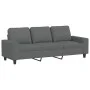 3-seater sofa with stool in dark gray fabric 180 cm by , Sofas - Ref: Foro24-3201152, Price: 328,27 €, Discount: %