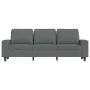 3-seater sofa with stool in dark gray fabric 180 cm by , Sofas - Ref: Foro24-3201152, Price: 328,27 €, Discount: %