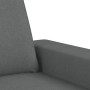 Sofá de 3 plazas con taburete de tela gris oscuro 180 cm de , Sofás - Ref: Foro24-3201152, Precio: 350,49 €, Descuento: %