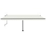 Manuell einziehbare Markise mit cremefarbenem LED-Licht 500 x 350 cm von , Markisen - Ref: Foro24-3069862, Preis: 725,38 €, R...