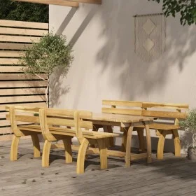 Garden dining set 3 pieces impregnated pine wood by , Garden sets - Ref: Foro24-3096605, Price: 475,20 €, Discount: %