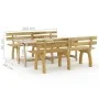 Garden dining set 3 pieces impregnated pine wood by , Garden sets - Ref: Foro24-3096605, Price: 475,06 €, Discount: %