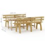 Garten-Essgruppe 3-teilig aus imprägniertem Kiefernholz von , Gartensets - Ref: Foro24-3096605, Preis: 481,68 €, Rabatt: %