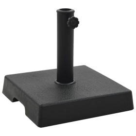 Quadratischer Sonnenschirmständer aus schwarzem Polyresin, 8 kg von vidaXL, Schirmständer - Ref: Foro24-45206, Preis: 52,89 €...