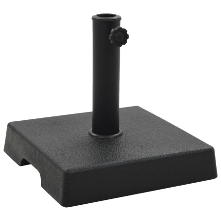 Quadratischer Sonnenschirmständer aus schwarzem Polyresin, 8 kg von vidaXL, Schirmständer - Ref: Foro24-45206, Preis: 52,89 €...