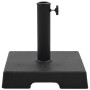 Base de sombrilla cuadrada de poliresina negra 8 kg de vidaXL, Bases para sombrillas - Ref: Foro24-45206, Precio: 35,88 €, De...