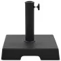 Base de sombrilla cuadrada de poliresina negra 8 kg de vidaXL, Bases para sombrillas - Ref: Foro24-45206, Precio: 43,23 €, De...