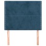Kopfteile 2 Einheiten aus dunkelblauem Samt 80x5x78/88 cm von , Kopf- und Fußteile - Ref: Foro24-3116226, Preis: 59,99 €, Rab...