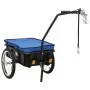 Fahrradanhänger/Handwagen aus blauem Stahl, 155 x 60 x 83 cm von vidaXL, Fahrradanhänger - Ref: Foro24-91772, Preis: 140,52 €...