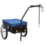 Fahrradanhänger/Handwagen aus blauem Stahl, 155 x 60 x 83 cm von vidaXL, Fahrradanhänger - Ref: Foro24-91772, Preis: 143,23 €...