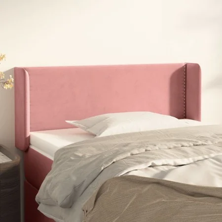 Rosa Samtkopfteil 103x16x78/88 cm von , Kopf- und Fußteile - Ref: Foro24-3118675, Preis: 51,78 €, Rabatt: %