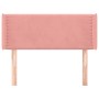 Rosa Samtkopfteil 103x16x78/88 cm von , Kopf- und Fußteile - Ref: Foro24-3118675, Preis: 52,91 €, Rabatt: %